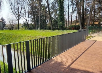 Costruzione pontile presso Parco della Cultura di Mogliano Veneto (TV)