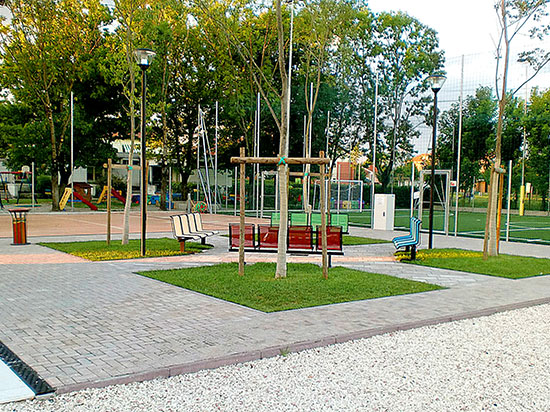 Parco comunale di Resana (TV) - opera pubblica realizzata da Edilpellizzari